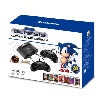 Walmart – Sega Genesis Classic Game Console with 81 Classic Games Built-in and Two Wired Controllers Only $44.88 (Reg $59.96) + Free 2-Day Shipping