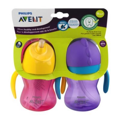 Walmart – Philips Avent My Bendy Straw Cup – 2 CT Only $7.99 (Reg $8.99) + Free Store Pickup