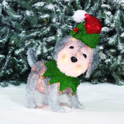 Walmart – Holiday Time Light-up Fluffy Schnauzer Christmas Decoration Only $15.99 (Reg $19.84) + Free Store Pickup