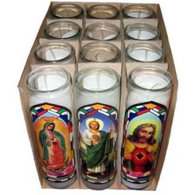 Walmart – Sanctuary Assorted Saints Religious Candle, White, 12pk Only $20.97 (Reg $39.83) + Free Store Pickup