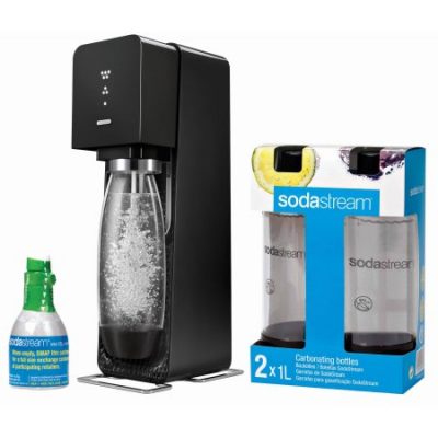 Walmart – Sodastream Source Sparking Water Maker, Black with 3 Carb Bottles Only $94.88 (Reg $99.99) + Free Shipping