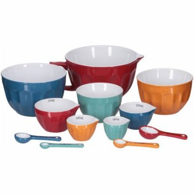 Walmart – Mix and Measure Ceramic Bowl Set, 12-Piece Only $11.99 (Reg $16.88) + Free Store Pickup