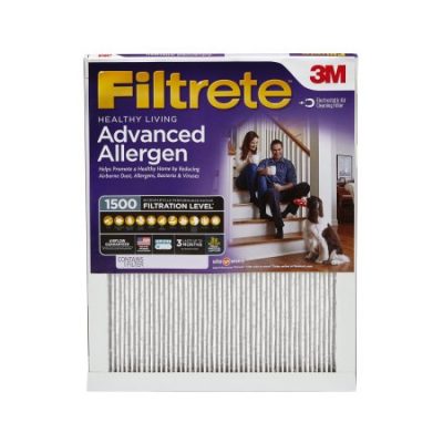 Walmart – Filtrete Healthy Living Advanced Allergen Reduction HVAC Furnace Air Filter, 1500 MPR, 14 x 14 x 1, 1 Filter Only $14.28 (Reg $15.88) + Free Store Pickup