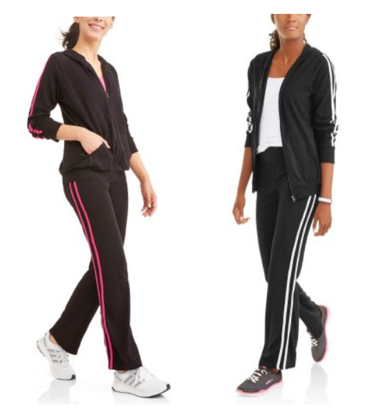 Walmart.com – Women’s Activewear Full Zip Hoodie and Pant Tracksuits For Only $5.00, Reg $18.96