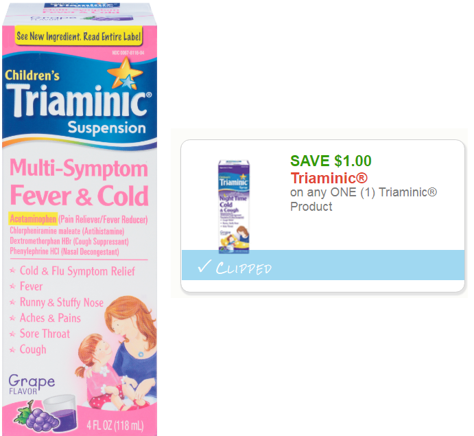 Free Children’s Triaminic At Dollar Tree w/Printable Coupon – Print It Now!