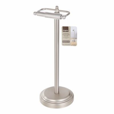 Walmart – Chapter Standing Toilet Paper Holder, Satin Nickel Finish Only $13.97 (Reg $17.97) + Free Store Pickup