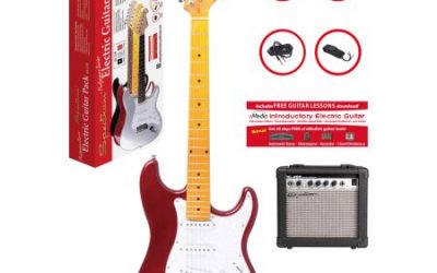 Walmart – Spectrum AIL 278C Red ST Style Electric Guitar Pack with 10 Watt Amp and Gig Bag Only $109.95 (Reg $159.95) + Free Shipping