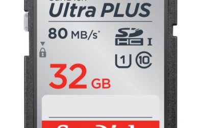 Walmart – SanDisk 32 GB Ultra PLUS Class 10 UHS-1 SDHC Memory Card Only $12.99 (Reg $17.88) + Free Store Pickup