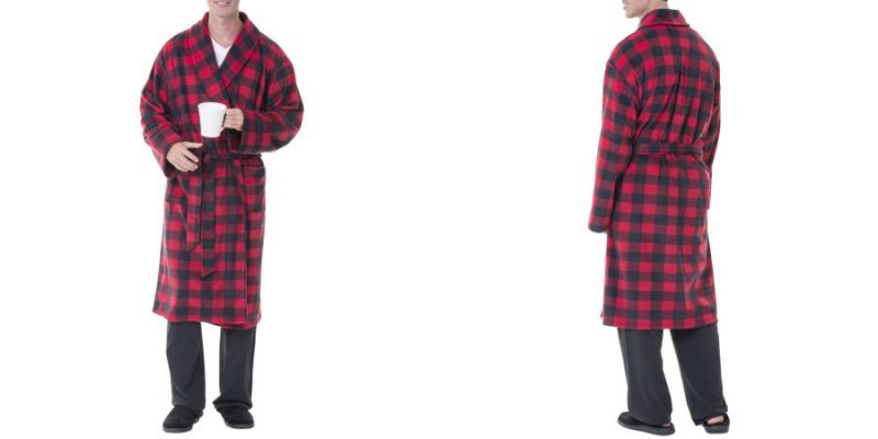 Walmart – Fruit of The Loom Big Men’s Print Fleece Robe Only $15.50 (Reg $21.92) + Free Store Pickup