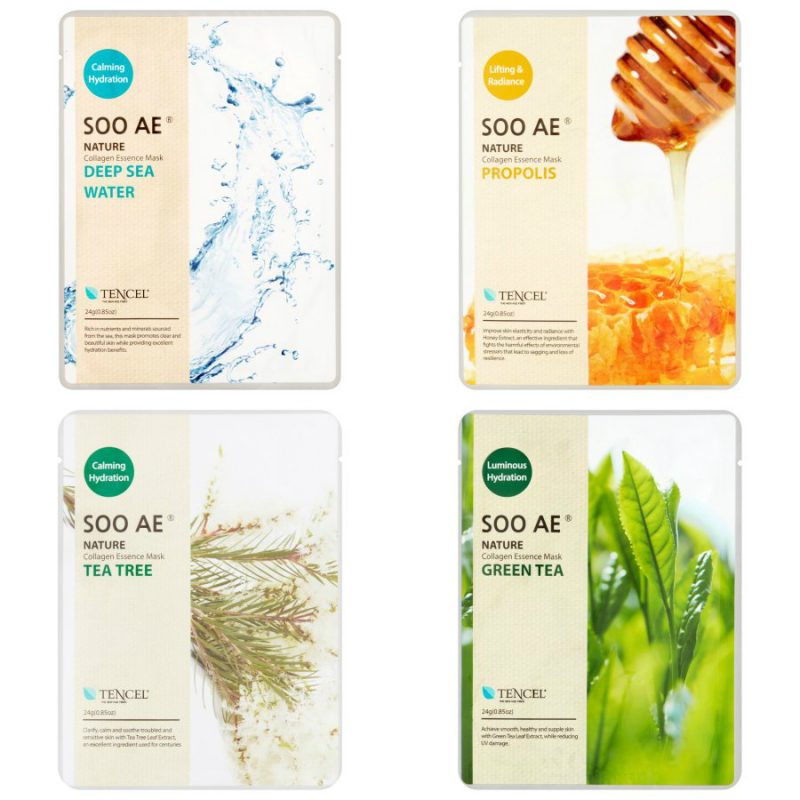 Walmart – Soo Ae Collagen Essence Face Masks, 4 Pack Only $9.88 (Reg $13.20) + Free Store Pickup