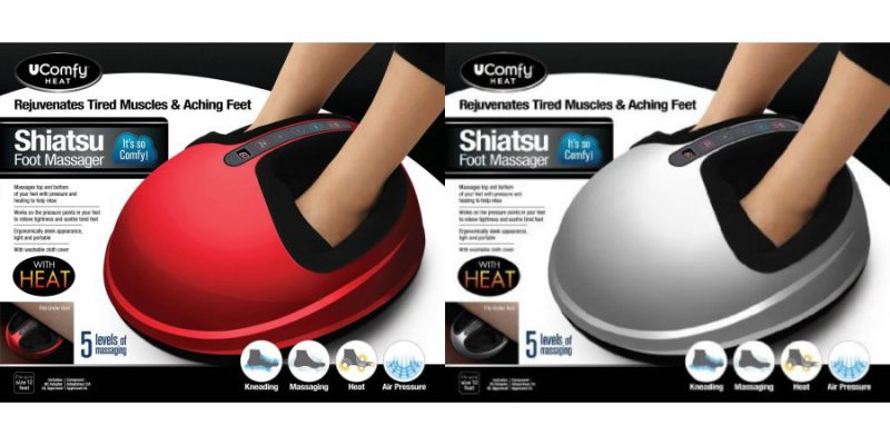 Walmart – uComfy Shiatsu 2.0 Foot Massager With Heat and Air Compression, Choose Your Color Only $96.00 (Reg $129.99) + Free 2-Day Shipping