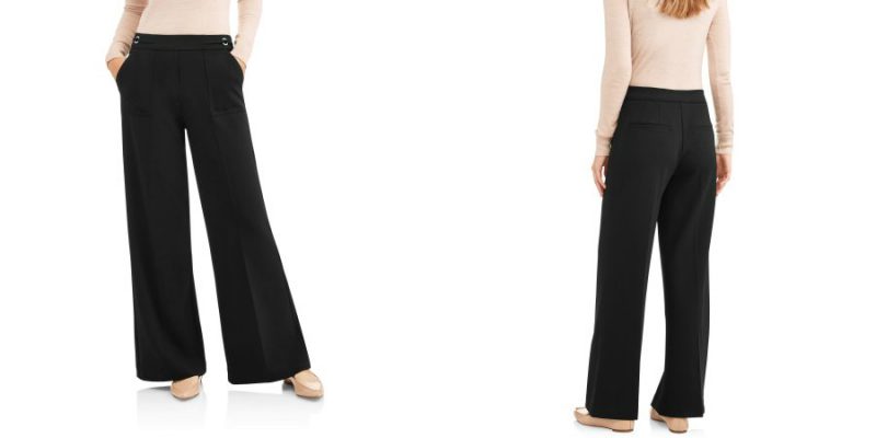 Walmart – Lifestyle Attitudes Women’s Pull On Wide Leg Pants in Crepe Only $13.88 (Reg $16.88) + Free Store Pickup