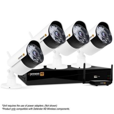 Walmart – Defender Wireless HD 1080p 4 Channel 1TB DVR Security System with 4 Bullet Cameras Only $399.34 (Reg $479.99) + Free Shipping