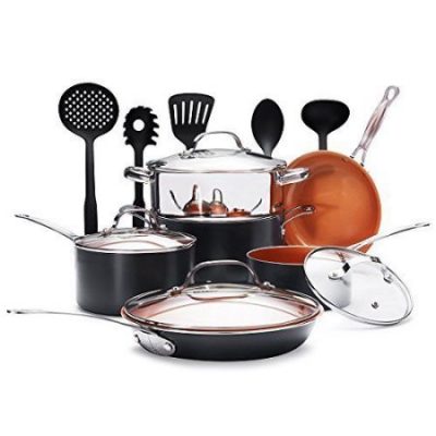 Walmart – Gotham Steel 15-Piece Nonstick Copper Complete Cookware Set with Utensils Only $84.99 (Reg $139.99) + Free 2-Day Shipping