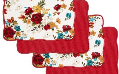 Walmart – Pioneer Woman Timeless Floral Dish-Drying Mats, Pack of 4 Only $11.99 (Reg $29.33) + Free Store Pickup