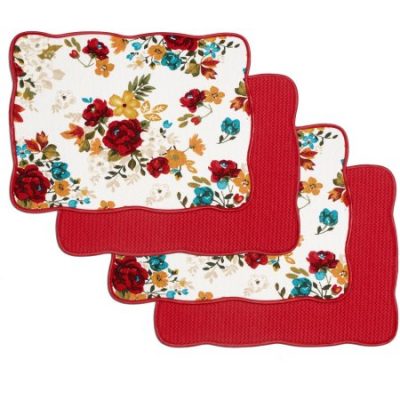 Walmart – Pioneer Woman Timeless Floral Dish-Drying Mats, Pack of 4 Only $11.99 (Reg $29.33) + Free Store Pickup