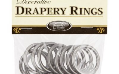 Walmart – Home Details Curtain Rings, 10 Pack Only $3.97 (Reg $20.97) + Free Store Pickup