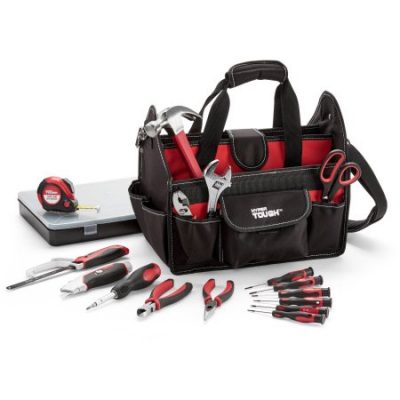 Walmart – Hyper Tough Tool Bag Set, 22 Pieces Only $29.97 (Reg $49.99) + Free Store Pickup