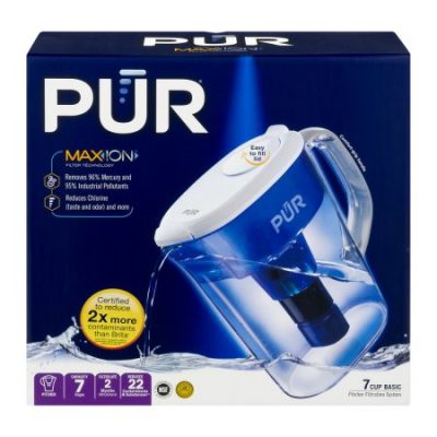 Walmart – PUR Maxion Filter Technology Pitcher, 1.0 CT Only $12.74 (Reg $14.84) + Free Store Pickup