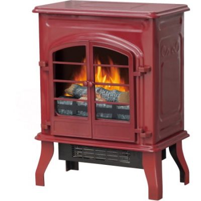 Walmart – Decor-Flame Electric Stove Heater, Glossy Red Only $59.00  (Reg $79.00) + Free Store Pickup