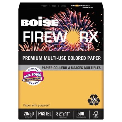 Walmart – Boise FIREWORX Colored Paper, 20lb, 8-1/2 x 11, Golden Glimmer, 500 Sheets/Ream Only $6.34 (Reg $9.57) + Free Store Pickup