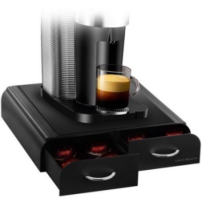 Walmart – Mind Reader Vue/Tassimo/Vertuoline Coffee Pod Double-Drawer Dispenser, Black Only $9.90 (Reg $19.49) + Free Store Pickup