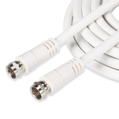 Walmart – ONN RG-6 Coax Cable for F-Type Jack, 2 connections, 15 Feet, White Only $1.35 (Reg $6.27) + Free Store Pickup