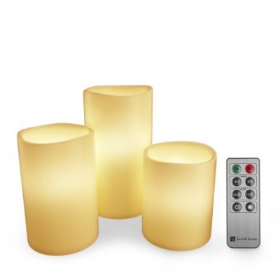 Walmart – Flameless LED Candles, Remote Controlled 3-Piece Candle Set by Lavish Home – For Votive Holders Only $12.50 (Reg $14.97) + Free Store Pickup