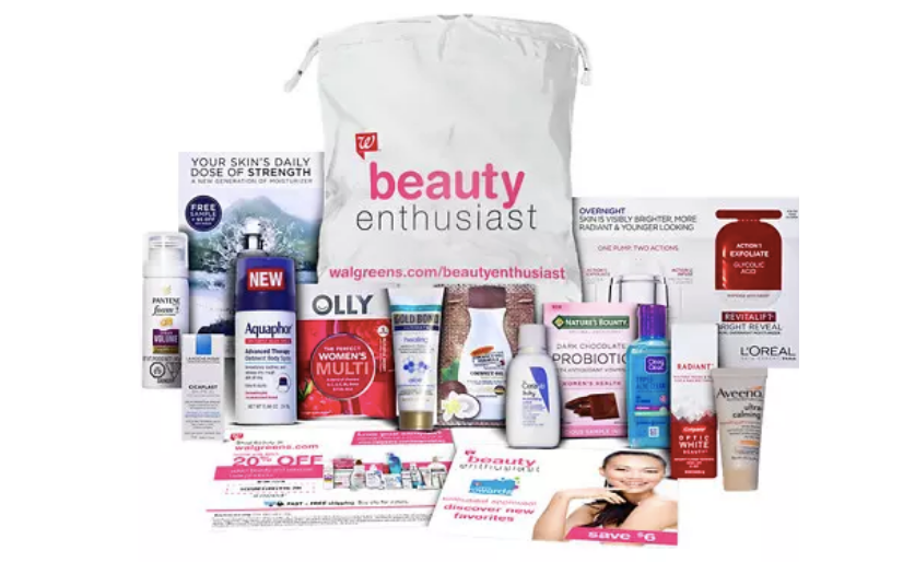 Walgreens.com – FREE Beauty Sample Bag ($30 value) With A $20 Beauty And Personal Care Purchase