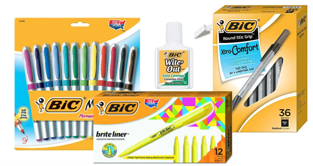 Amazon –  Save Up to 40% on BIC Office Supplies – BIC 12ct Permanent Markers Only $3.24 (Reg $15.45)