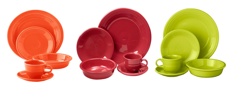 Fiesta Dinnerware 5-Piece Settings Only $15.50, Regularly $56 (When You Buy 4 Sets) + Free Shipping!