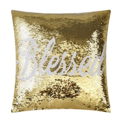 Walmart – Mainstays Blessed Sparkle Sequin Throw Pillow Only $9.94 (Reg $12.88) + Free Store Pickup