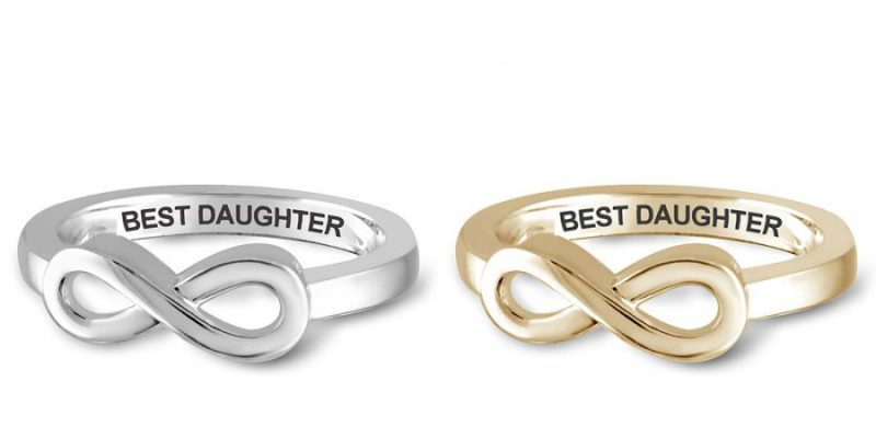 Walmart – JewelersClub “Best Daughter” Infinity Loop Message Ring In Gold or Sterling Silver Only $12.99-$14.00 (Reg $14.00) + Free Store Pickup