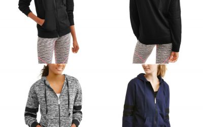 Walmart – Athletex Women’s French Terry Full Zip Hoodie With Mesh Inserts Only $6.50 (Reg $15.96) + Free Store Pickup