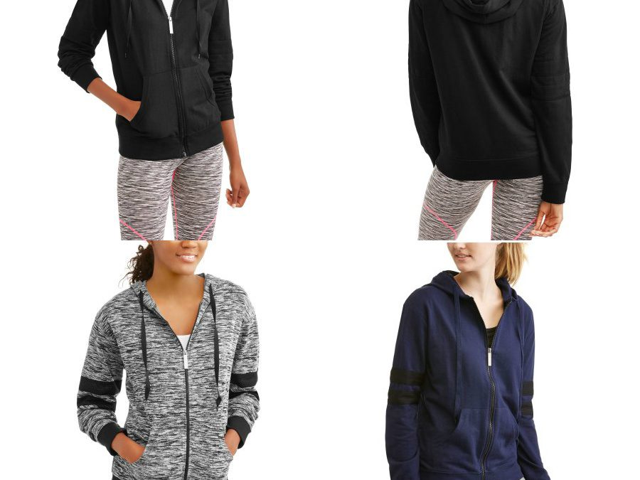 Walmart – Athletex Women’s French Terry Full Zip Hoodie With Mesh Inserts Only $6.50 (Reg $15.96) + Free Store Pickup