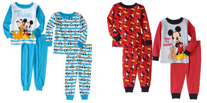 Walmart – Mickey Mouse Newborn Baby Boys’ Cotton Tight Fit Pajamas, 4-Piece Set Only $9.00 (Reg $13.74) + Free Store Pickup