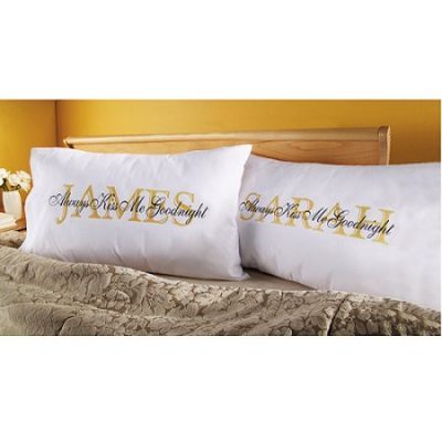 Walmart – Personalized Always Kiss Me Goodnight Pillowcase – Set of 2 Only $19.98 (Reg $26.67)  + Free Store Pickup