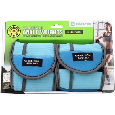 Walmart – Gold’s Gym Adjustable Ankle Weights, 5lb pair (Color May Vary) Only $9.00 (Reg $14.97) + Free Store Pickup