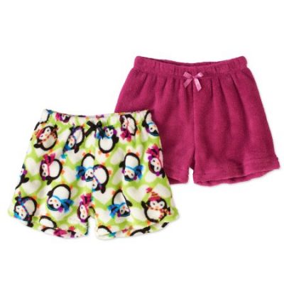 Walmart – Chili Peppers Girls’ 2-Pack Coral Fleece Shorts Only $3.50 (Reg $5.98) + Free Store Pickup