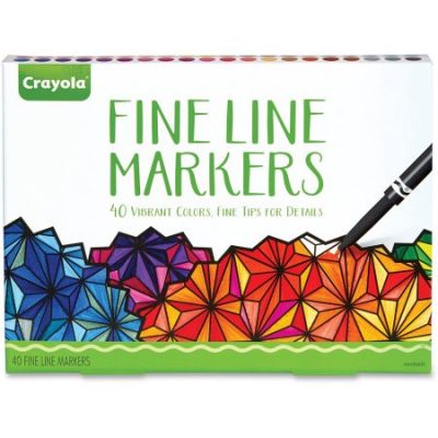 Walmart – Crayola 40-Count Adult Coloring Fineline Markers, 40 Colors Only $9.88 (Reg $12.54) + Free Store Pickup