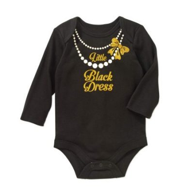 Walmart – Newborn Baby Girls’ Little Black Dress Bodysuit Only $2.00 (Reg $4.88) + Free Store Pickup