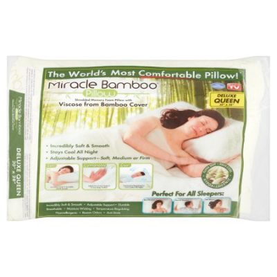 Walmart – Miracle Bamboo Pillow, Queen Only $24.99 (Reg $29.88) + Free Store Pickup