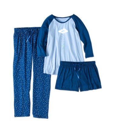 Walmart – Chili Peppers Maternity 3-pc “Cloud” T-Shirt With Pants and Shorts Sleep Set Pajamas Only $9.99 (Reg $14.88) + Free Store Pickup