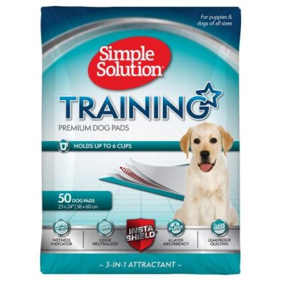 Walmart – Simple Solution Dog Training Pads, 23 x 24 in, 50 Pads Only $16.51 (Reg $18.19) + Free Store Pickup