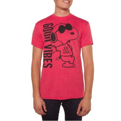 Walmart – Men’s Peanuts Good Vibes Short Sleeve Graphic Crew Tee Only $7.00 (Reg $8.50) + Free Store Pickup