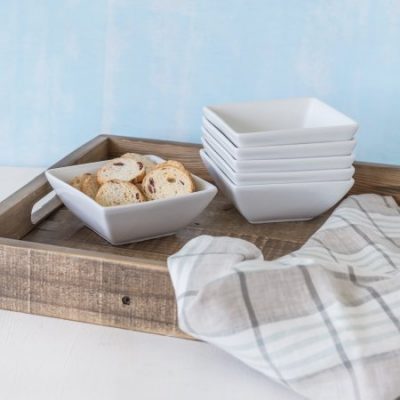 Walmart – Better Homes and Gardens 5″ Square Appetizer Bowls, White, Set of 6 Only $17.88 (Reg $34.00) + Free Store Pickup