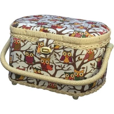 Walmart – Michley FS-096 Owl-Patterned Sewing Basket with 41-Piece Sewing Kit Only $22.85 (Reg $31.89) + Free Store Pickup