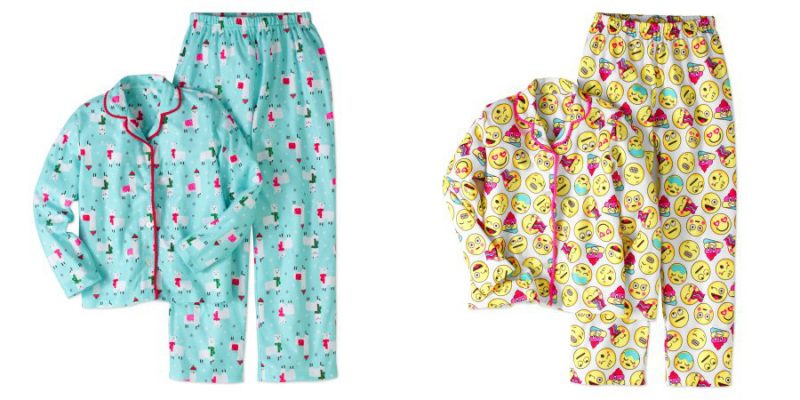 Walmart – Only Girls Classic 2pc Button Front Top & Pant Pajama Set with Pom Pom Trim Only $6.50 (Reg $12.87) + Free Store Pickup