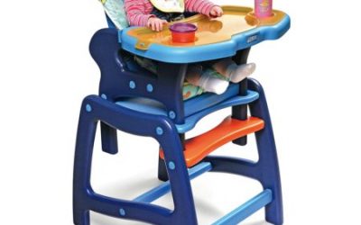 Walmart – Badger Basket – Envee Baby High Chair with Playtable Conversion, Blue Only $93.99 (Reg $114.94) + Free Store Pickup