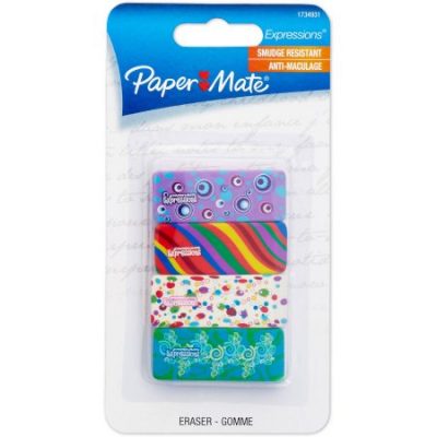 Walmart – Paper Mate Pink Expressions Erasers, 4-Count Only $0.95 (Reg $2.72) + Free Store Pickup